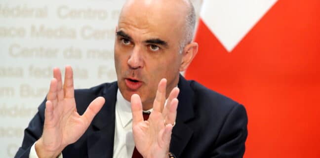 Swiss Interior Minister Alain Berset