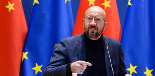 European Council President Charles Michel