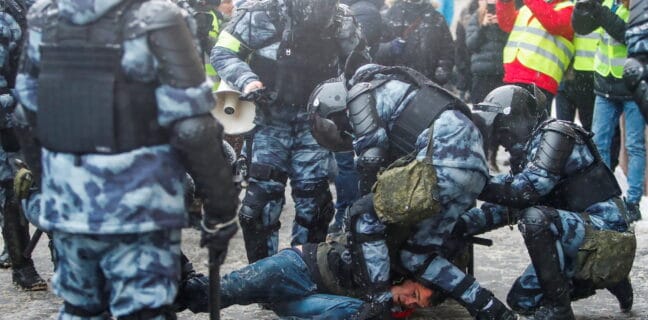 Protesty v Rusku
