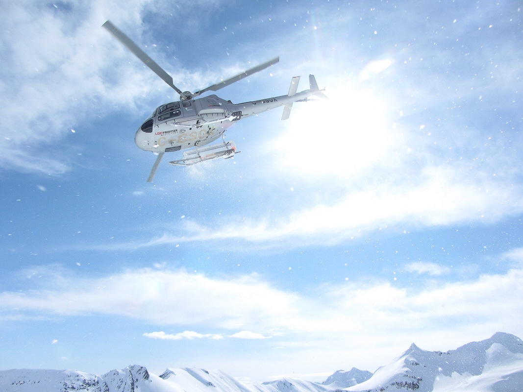 heliskiing