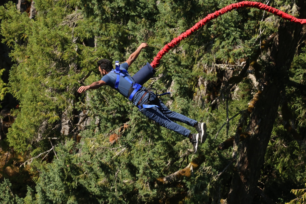 extrémní sporty - bungee jumping