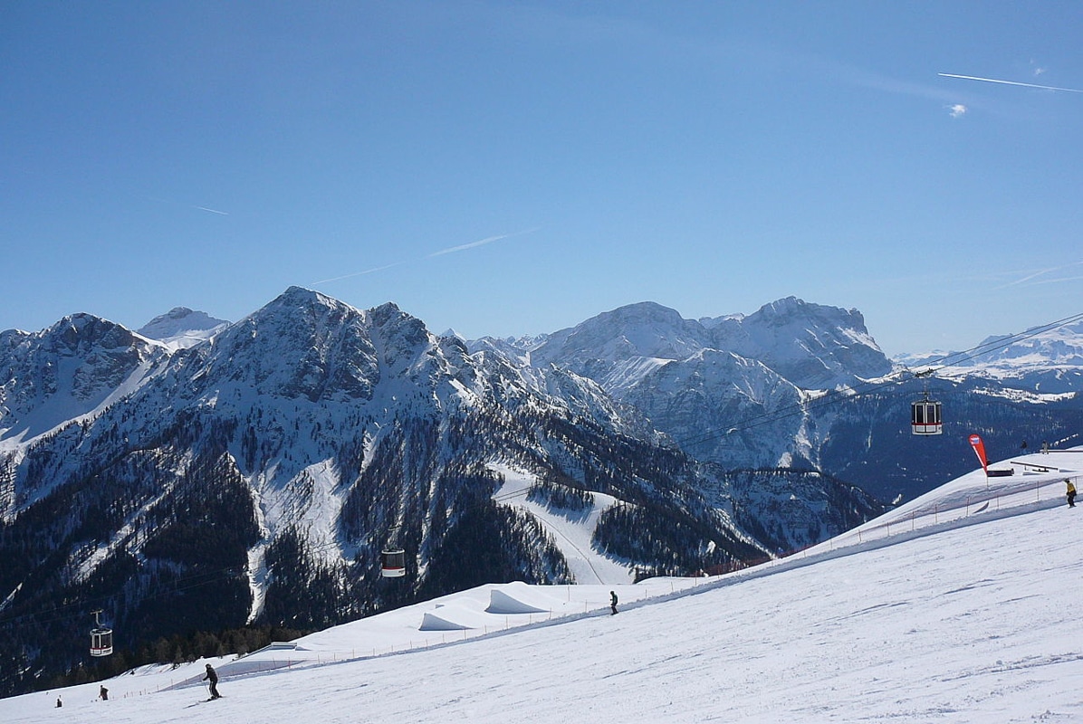 5 nejlepších lyžařských středisek v Itálii
