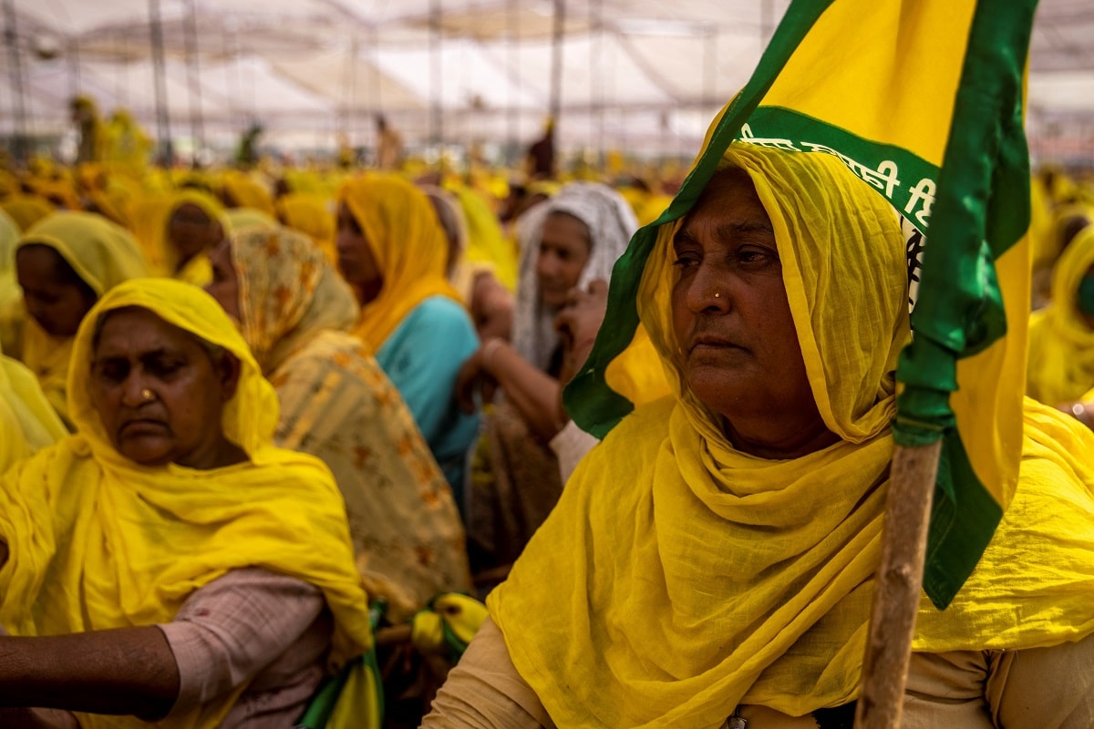 Indie farmářky protest. Foto: Reuters