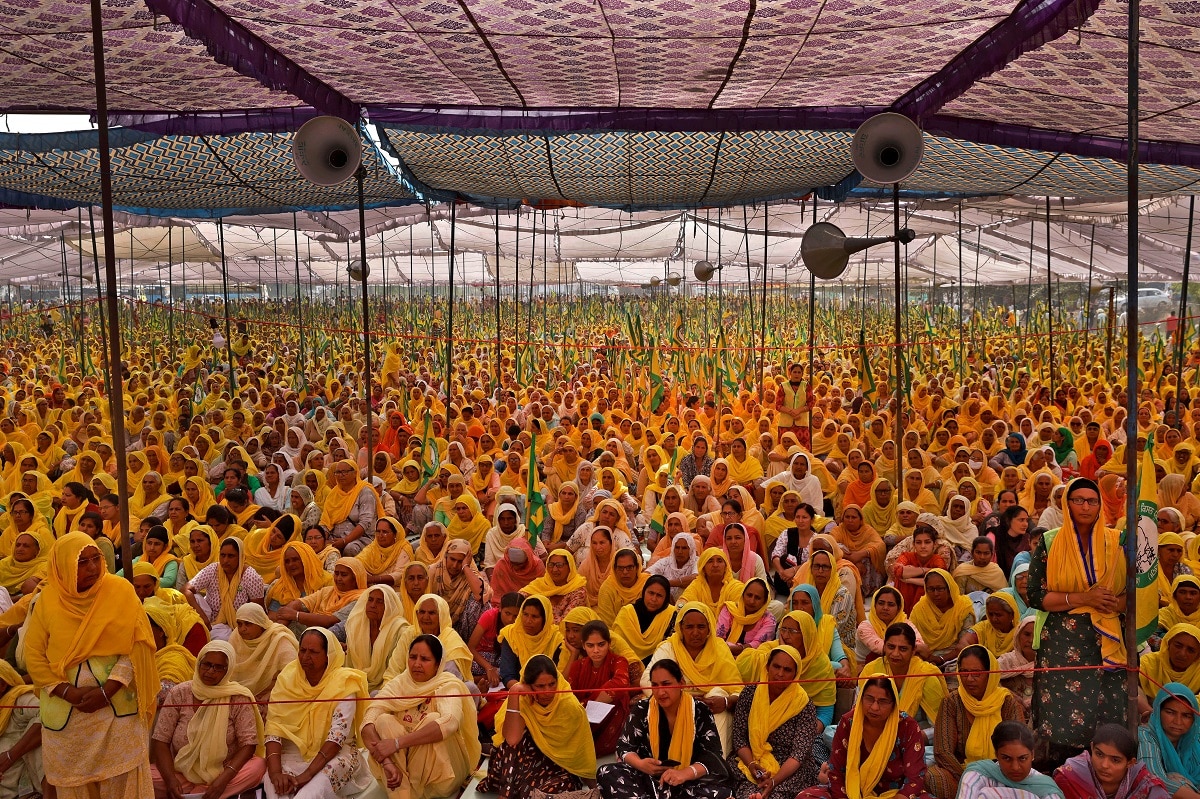 Indie farmářky protest. Foto: Reuters