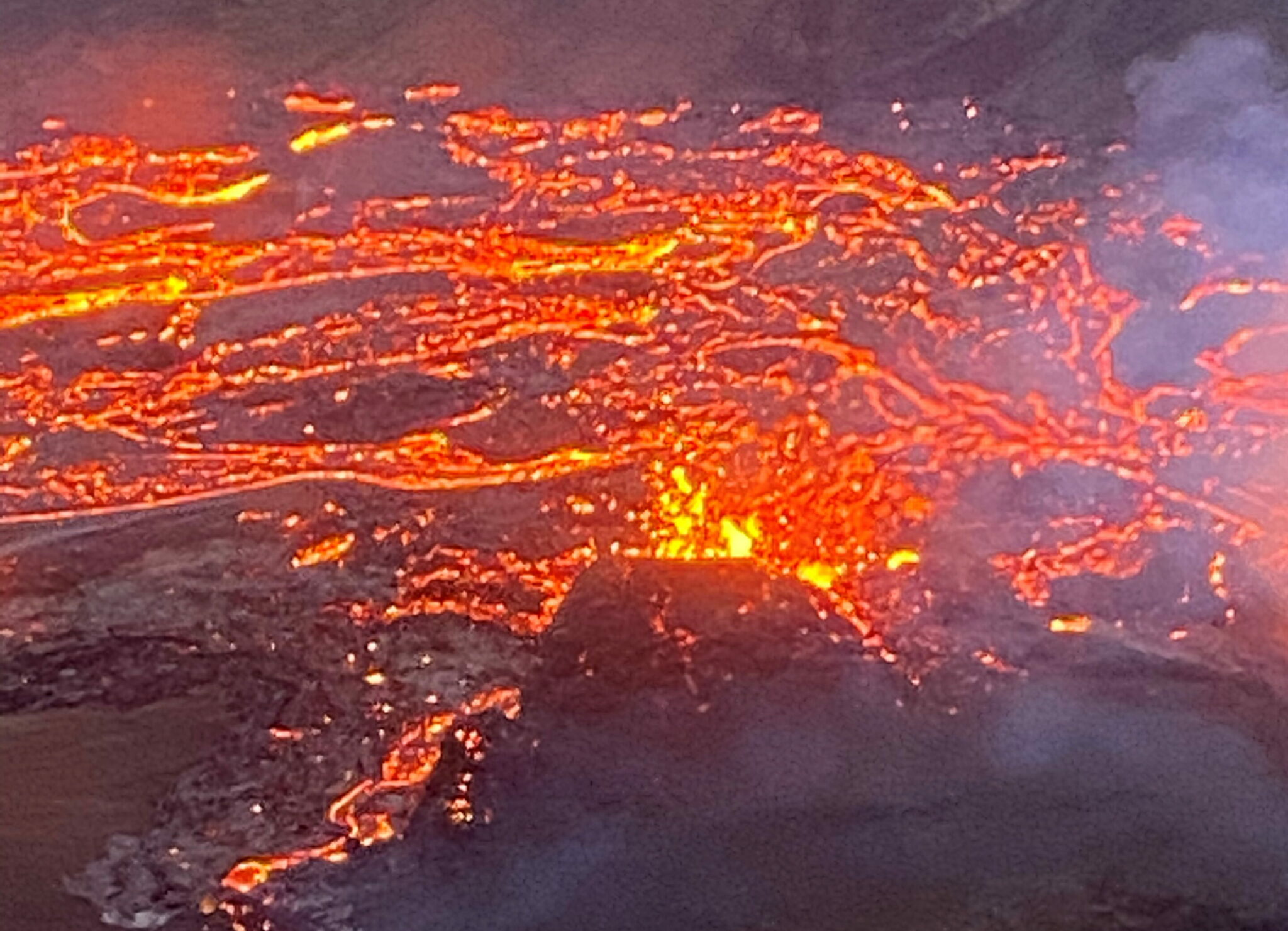 sopka na Islandu vybuchla