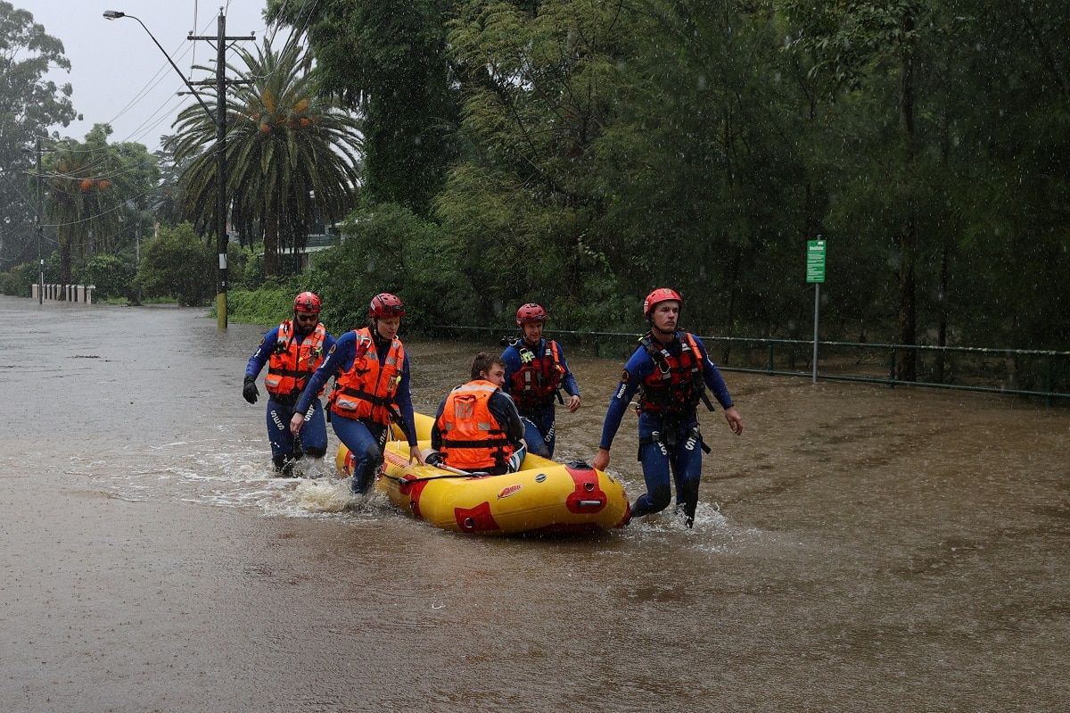 Austrálie záplavy. Foto: Reuters