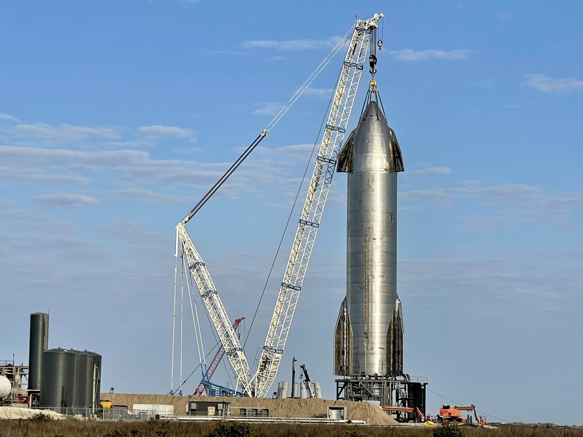 SpaceX Staship SN11. Foto: Nasaspaceflight