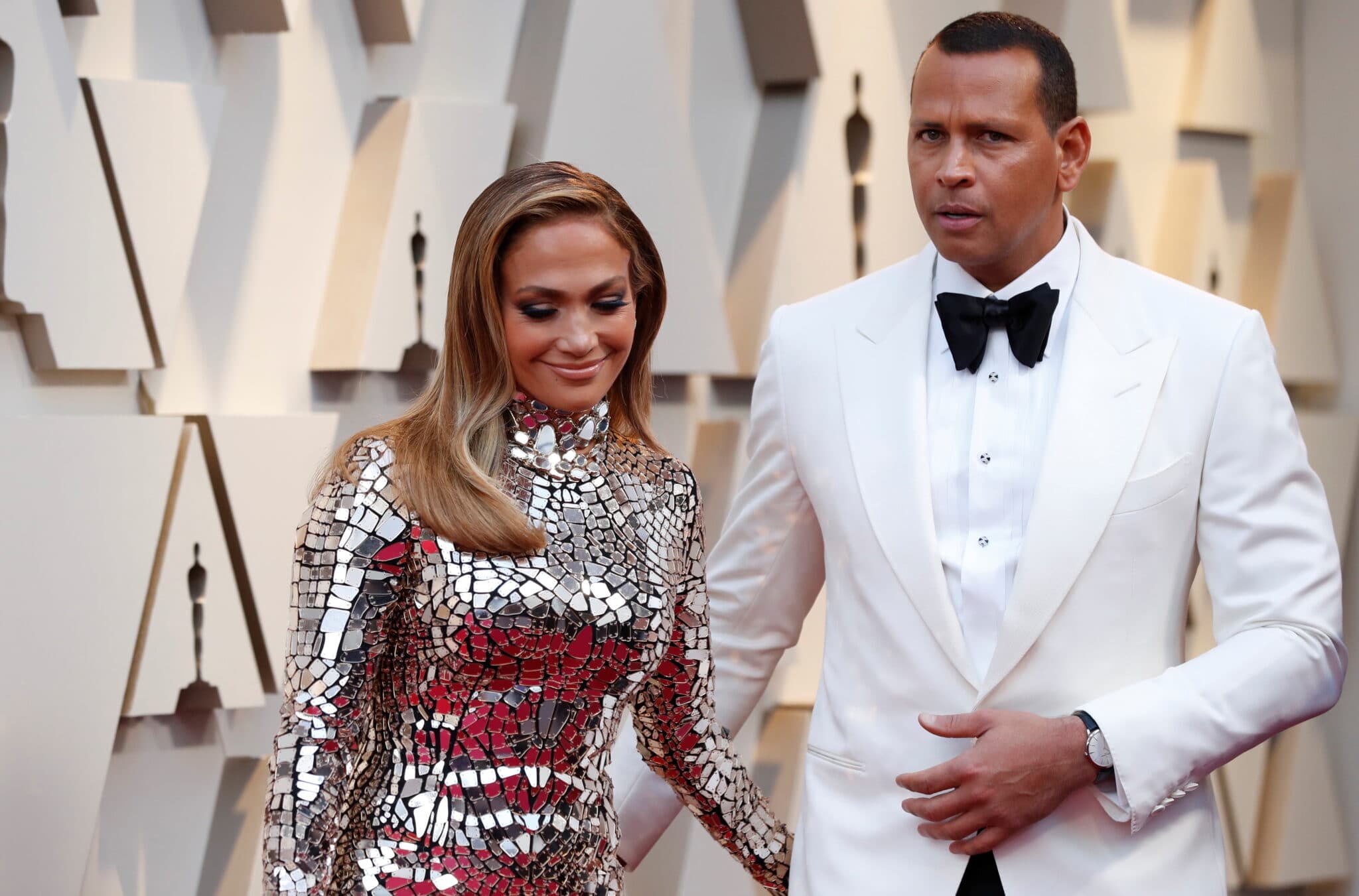 Jennifer Lopez a Alex Rodriguez na Oscarech