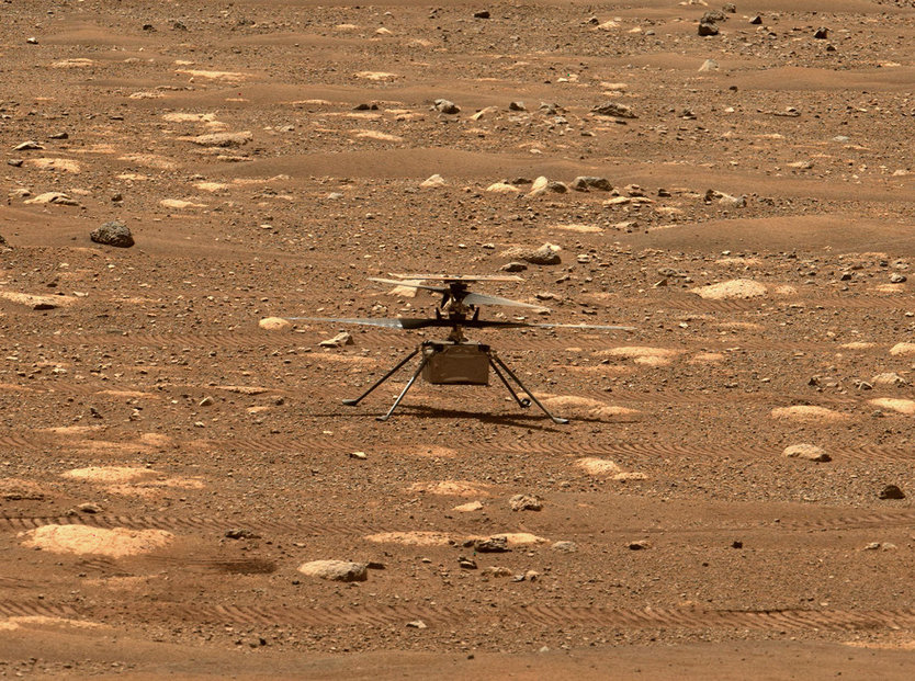 Vrtulník Ingenuity. Foto: NASA
