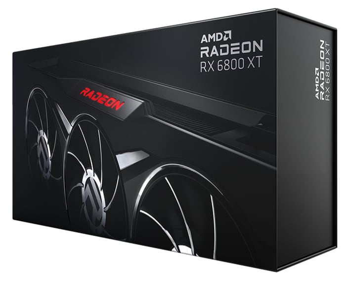 AMD Radeon RX 6800 XT  v krabici