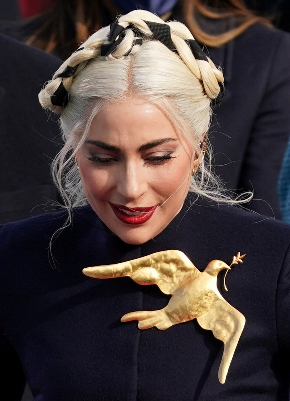 Lady Gaga na inauguraci Joea Bidena, 2021