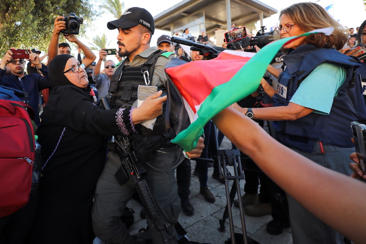 Zraněno bylo nejméně 27 Palestinců. Foto: Reuters