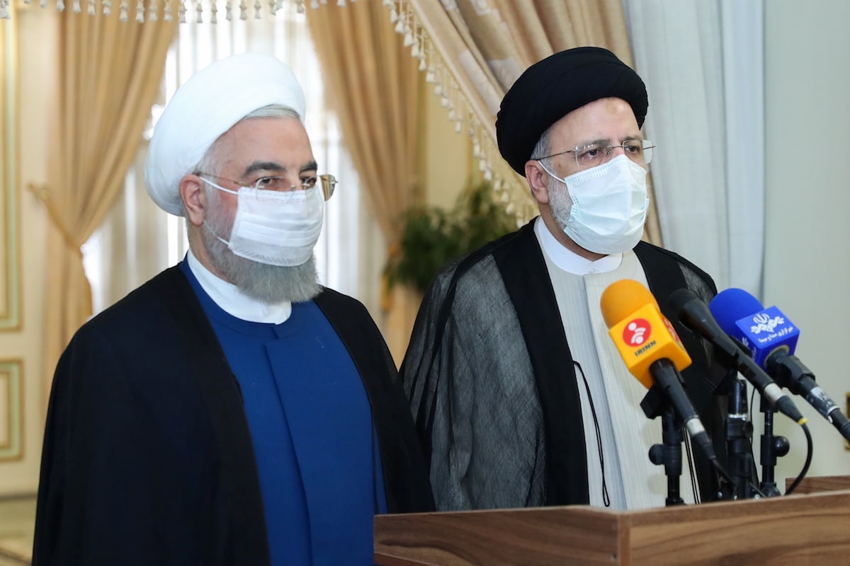 Hassan Rúhání a Ebrahím Raísí. Foto: Reuters