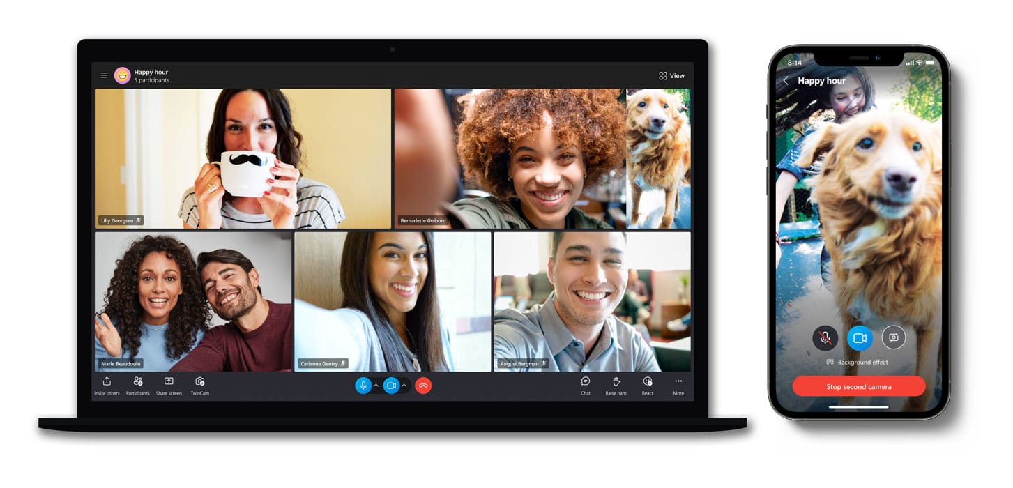 Skype redesign nové motivy a funkce