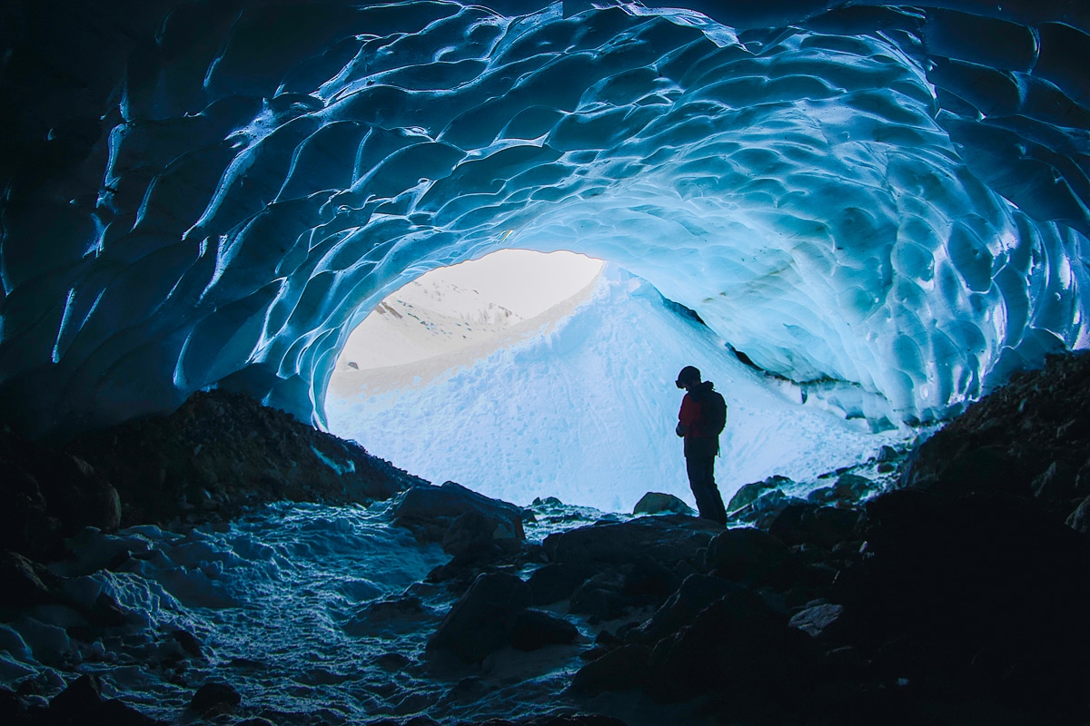 ledová jeskyně na Islandu