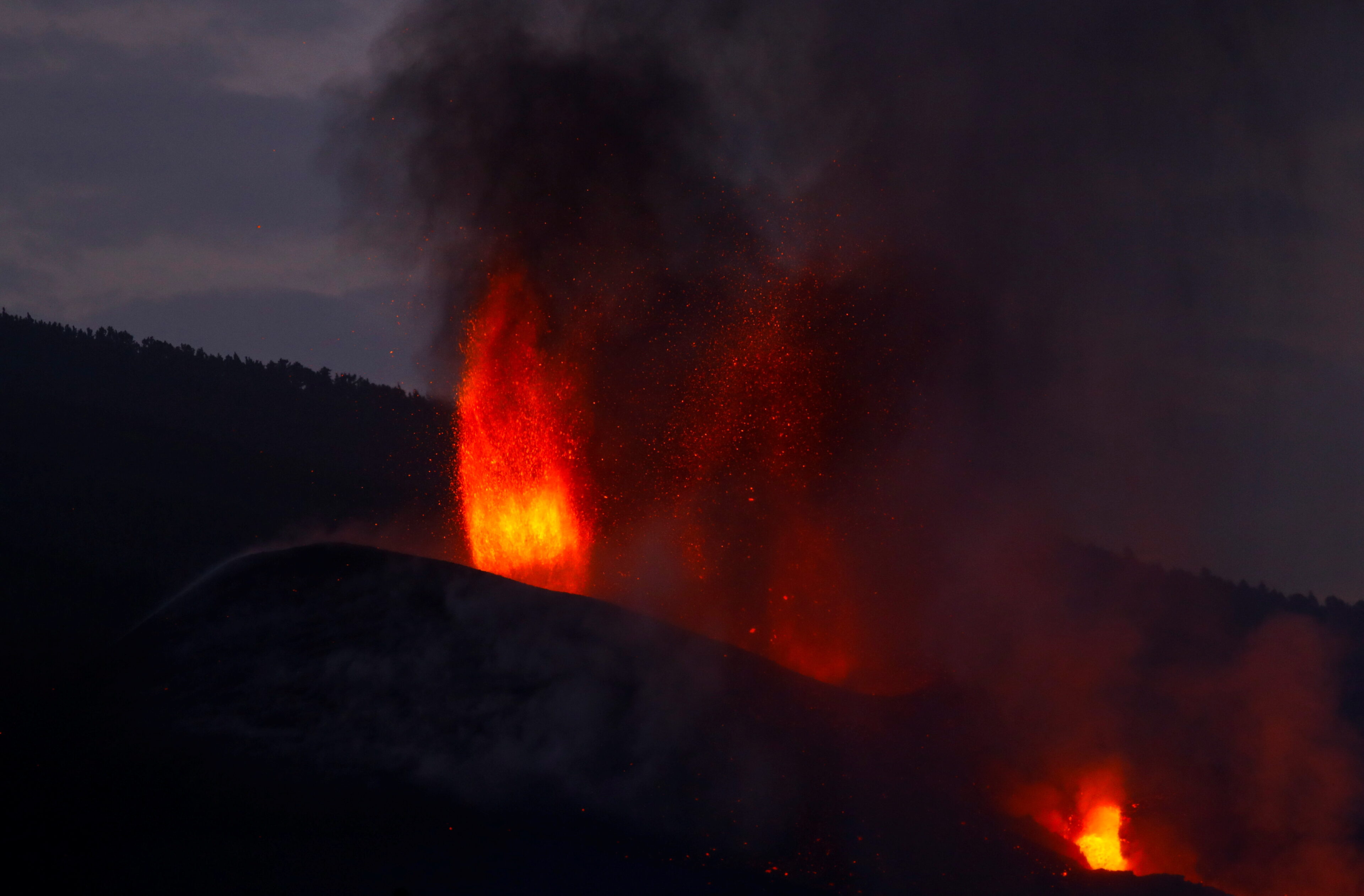 Pokračující erupce sopky na ostrově La Palma