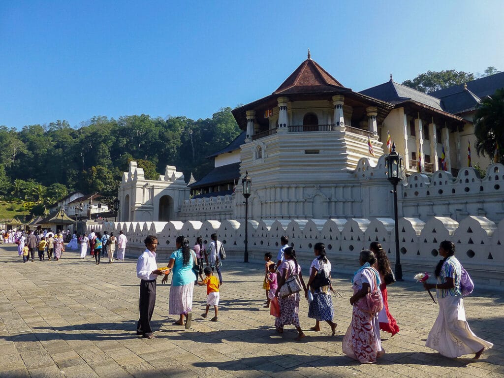 buddhistické chrámy na Srí Lance