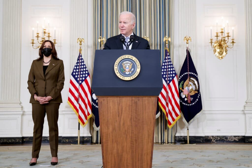 Joe Biden a Kamala Harris