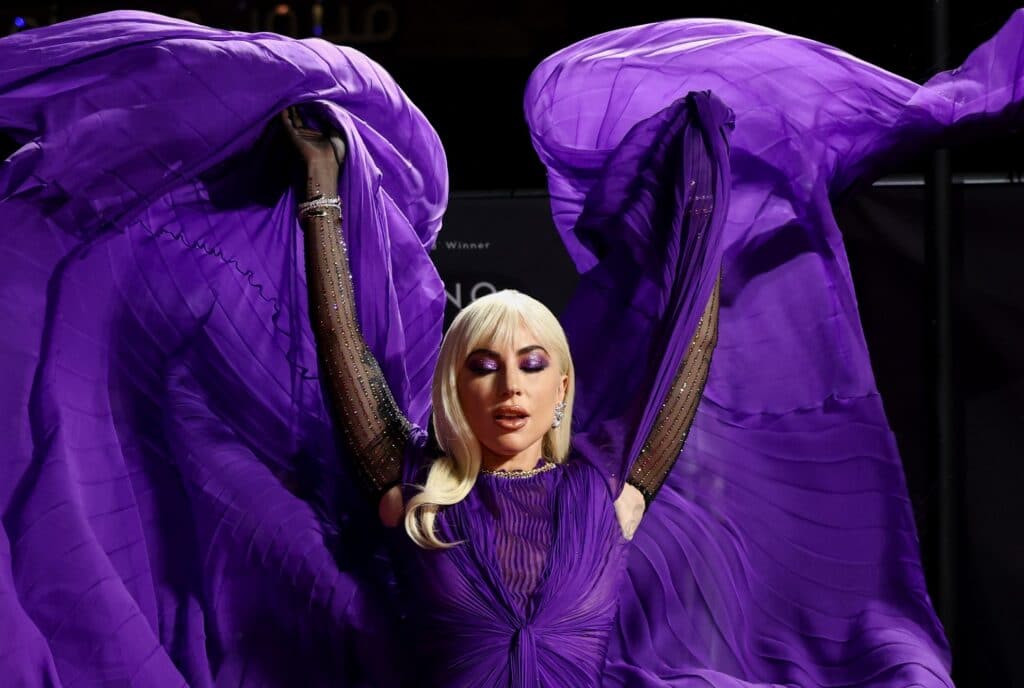 Lady Gaga oblékla šaty značky Gucci