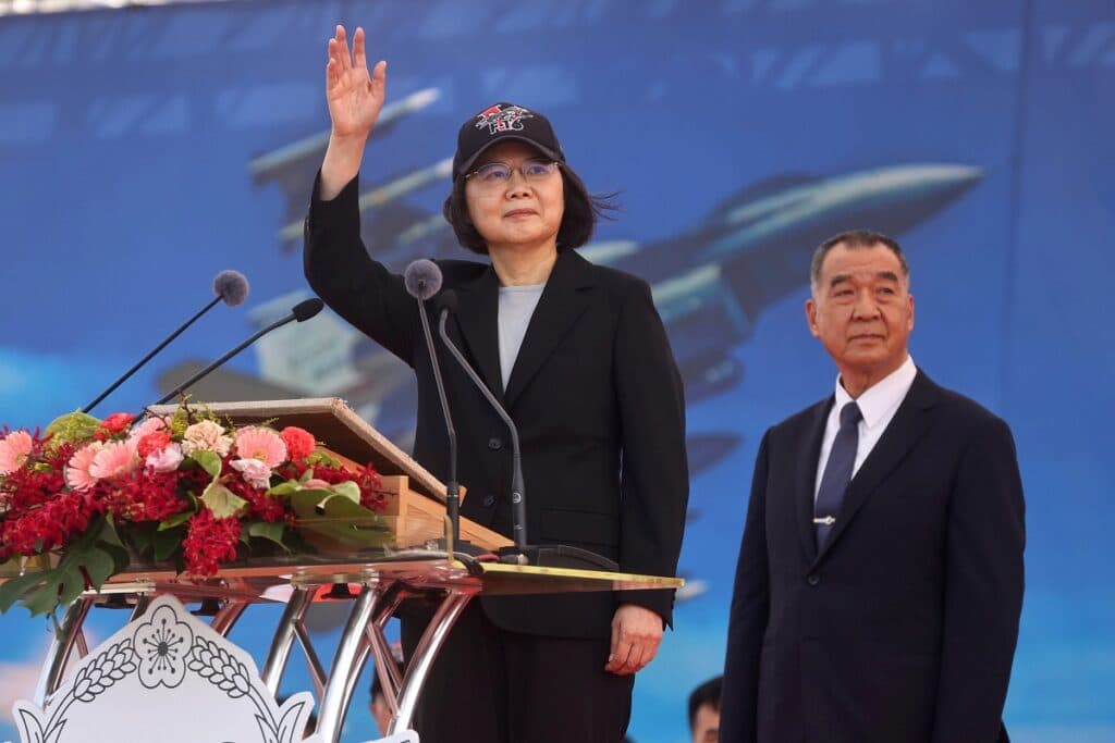 Tchajwanská prezidentka Cchaj Jing-wen (Tsai Ing-wen)