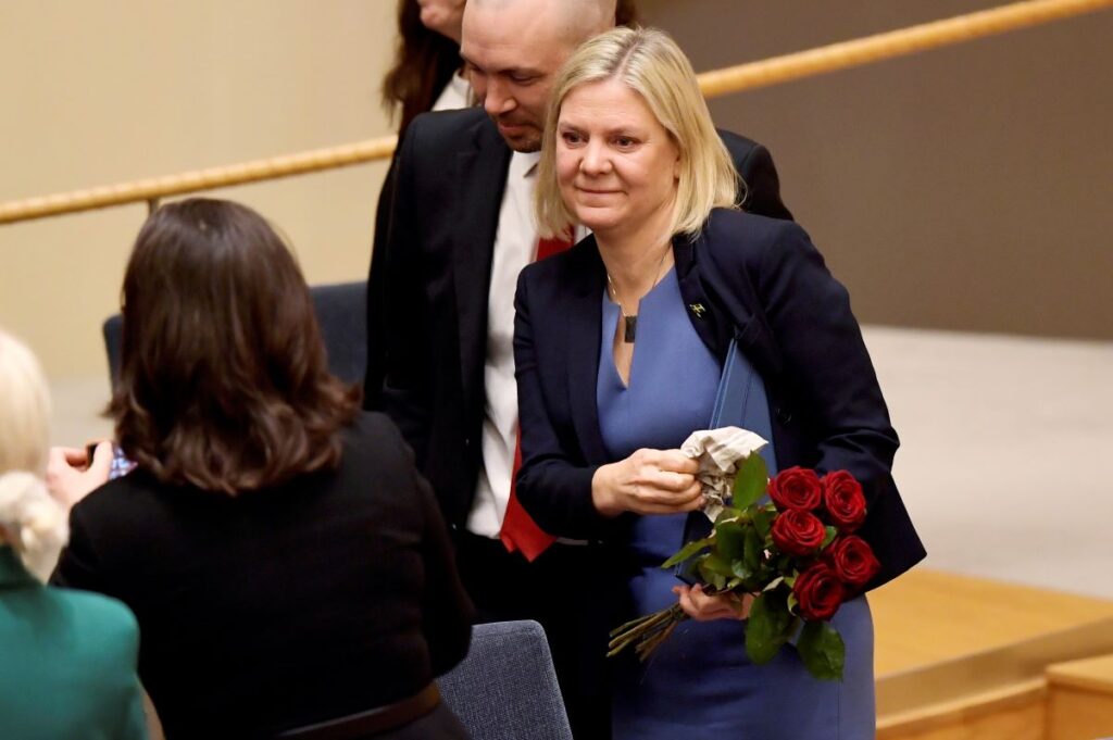 švédská premiérka Magdalena Andersson rezignovala