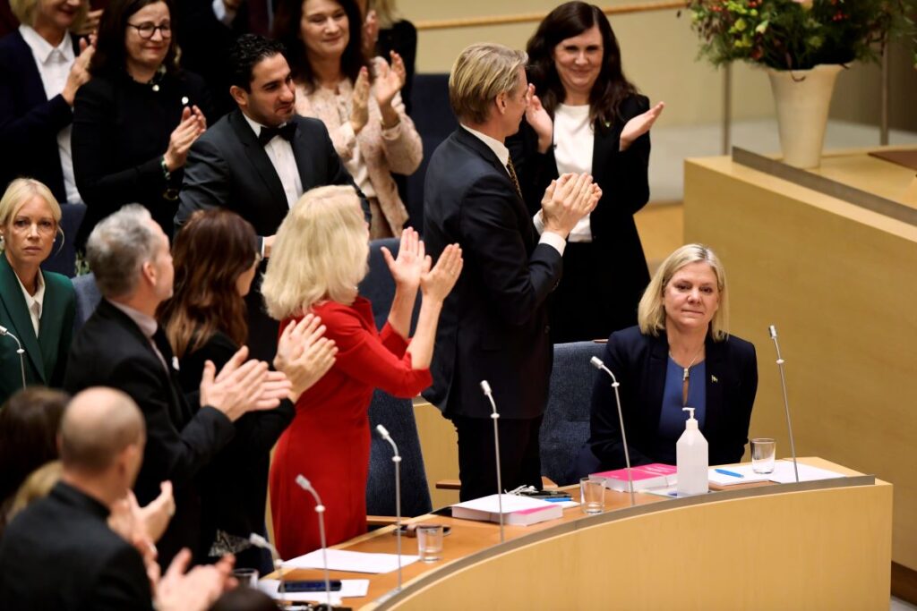 švédská premiérka Magdalena Andersson rezignovala