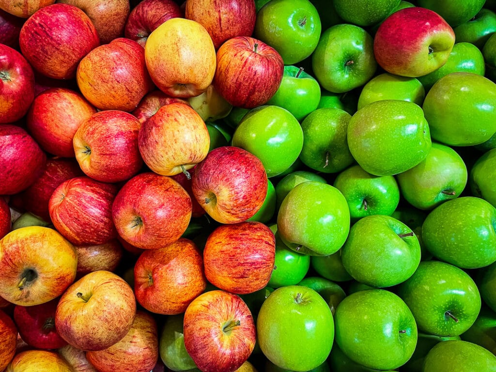 Zdravý podzimní jídelníček jablka