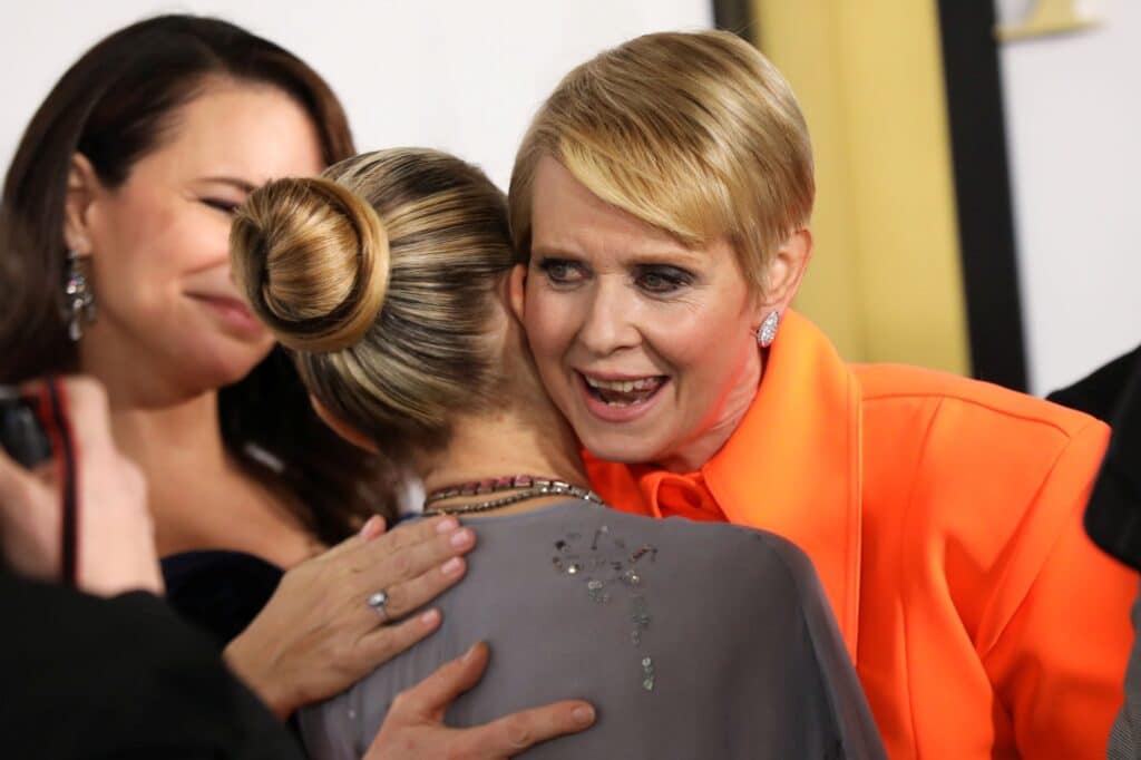 Cynthia Nixon, představitelka právničky Mirandy