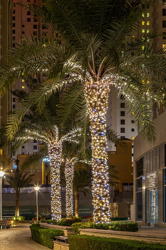 vánoční svátky v Dubaji