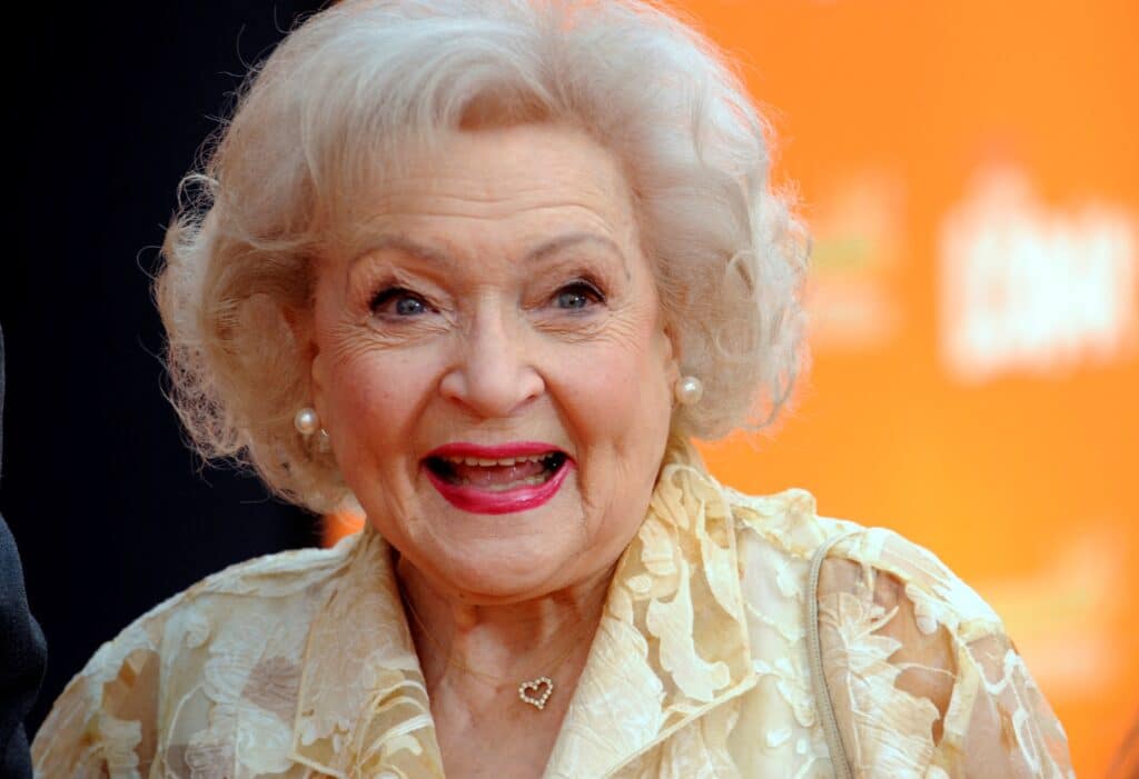 Betty White na premiéře animovaného filmu Lorax