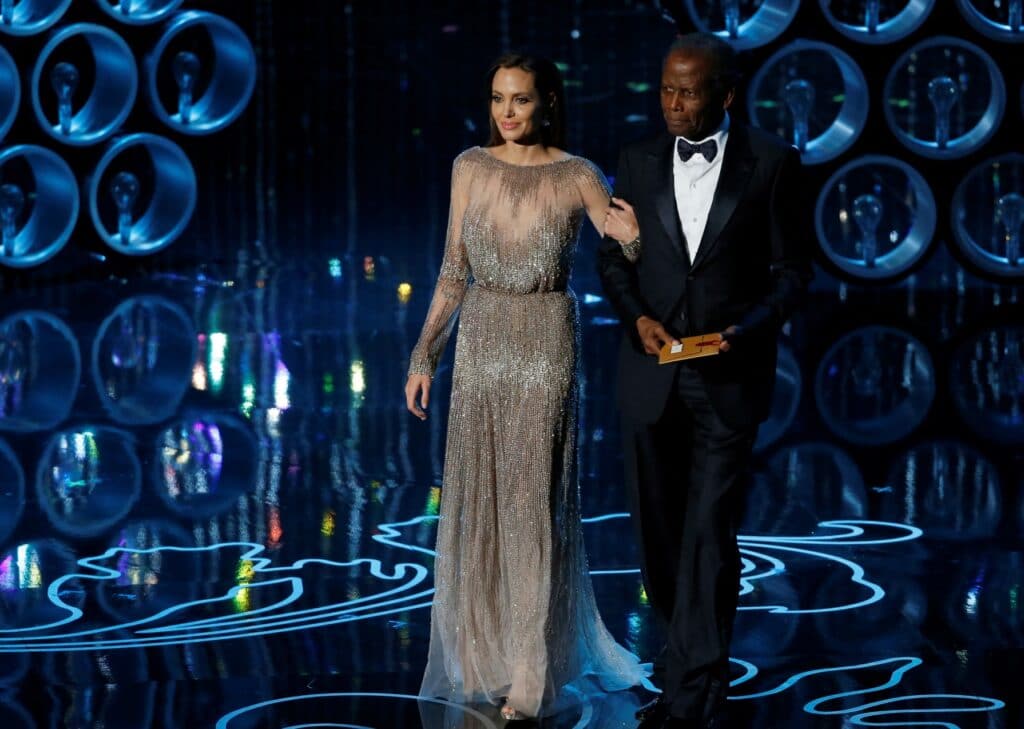 Angelina Jolie a Sidney Poitier