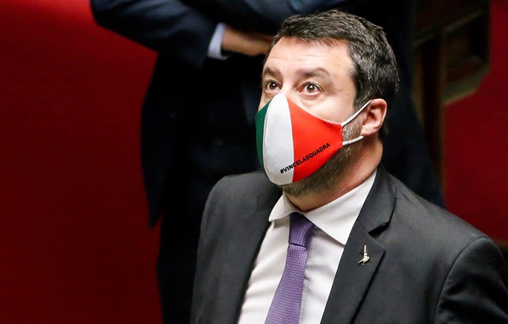 Italský politik Matteo Salvini