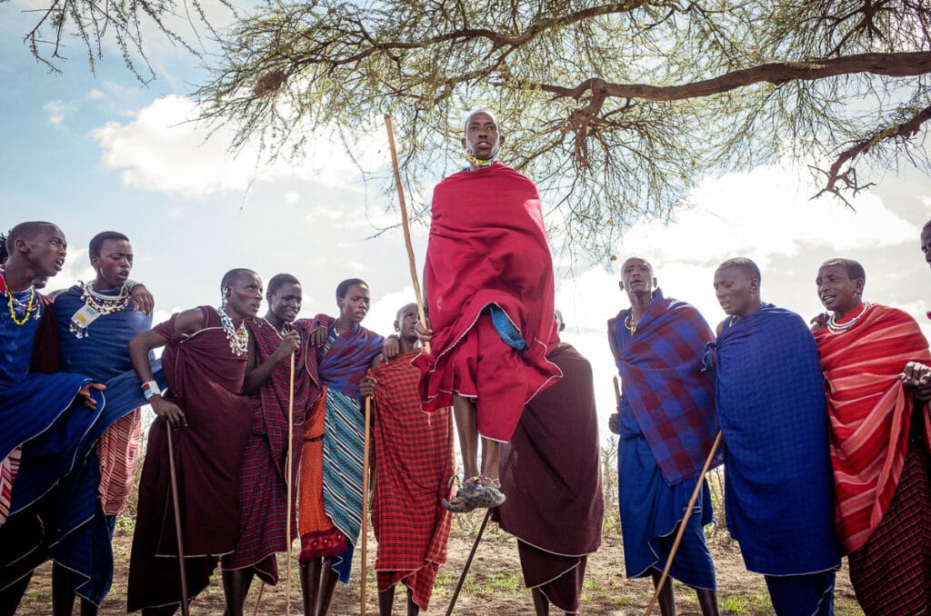 Masajové, původní obyvatelé Tanzanie