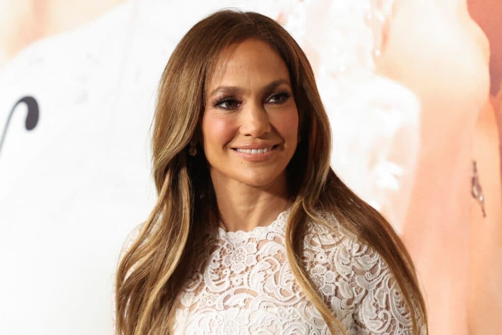 Jennifer Lopez na projekci filmu Marry Me v Los Angeles