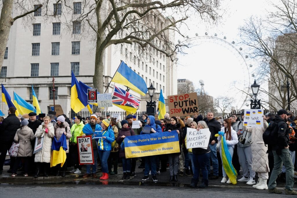 Demonstrace v Londýně