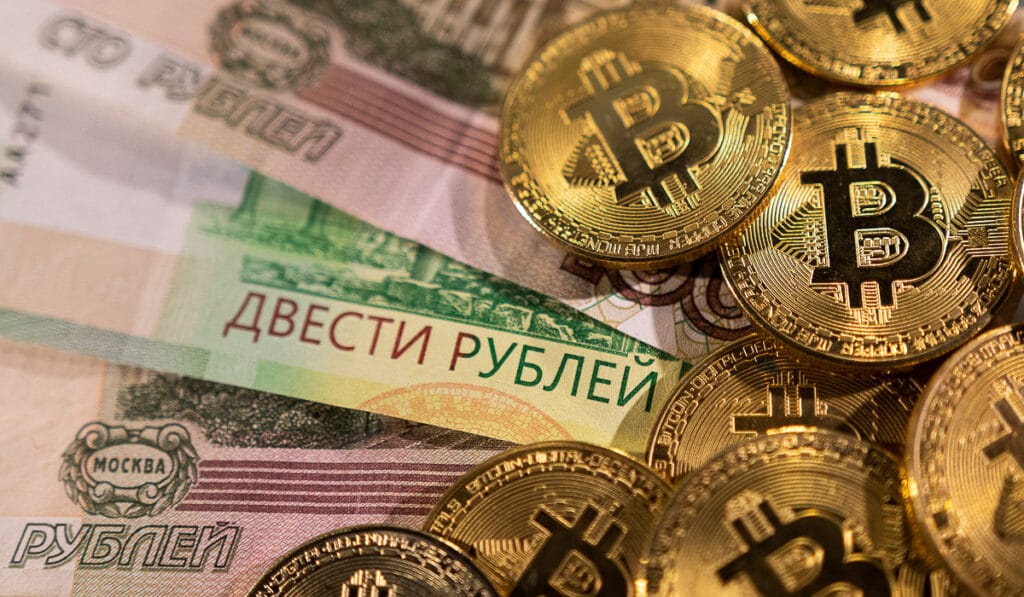 rusové obejít sankce kryptoměny bitcoin