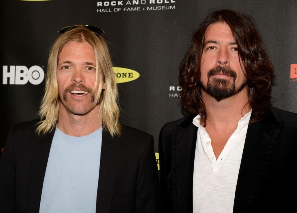 Taylor Hawkins a Dave Grohl