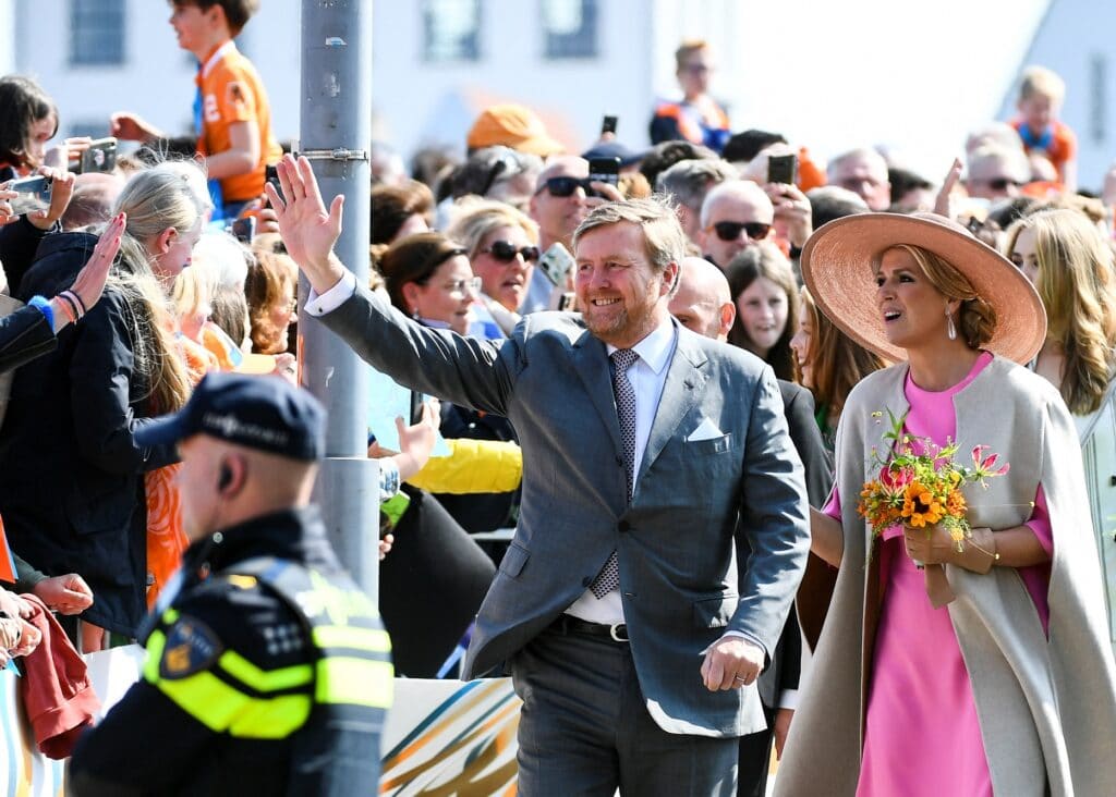 Nizozemský král s královnou v Maastrichtu