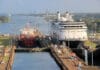 Velká loď Panamský průplav