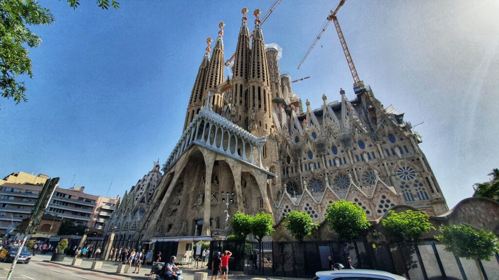 třída pouličních umělců navštivte Barcelonu