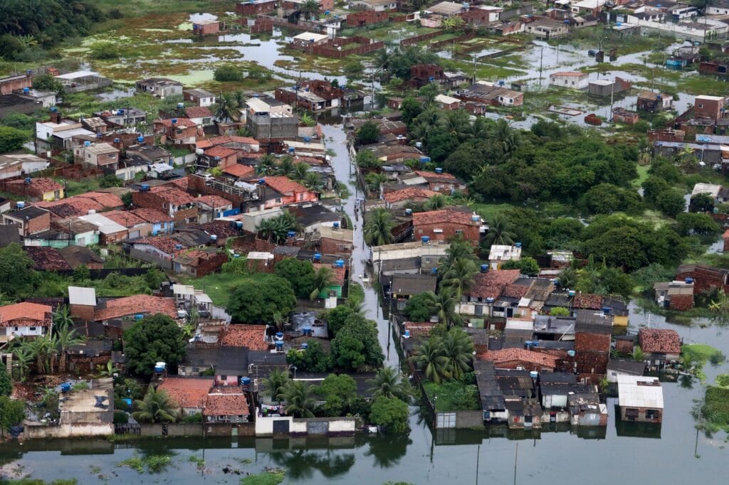 Záplavy zasáhly hlavní město státu Pernambuco