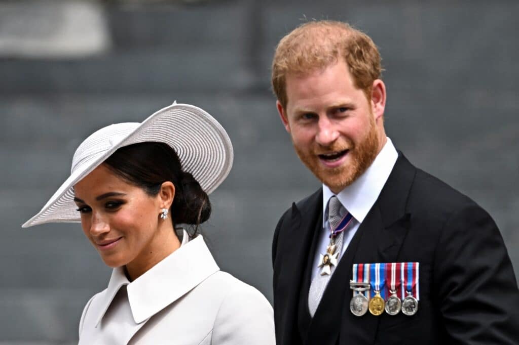 Harry a Meghan na oslavách platinového jubilea