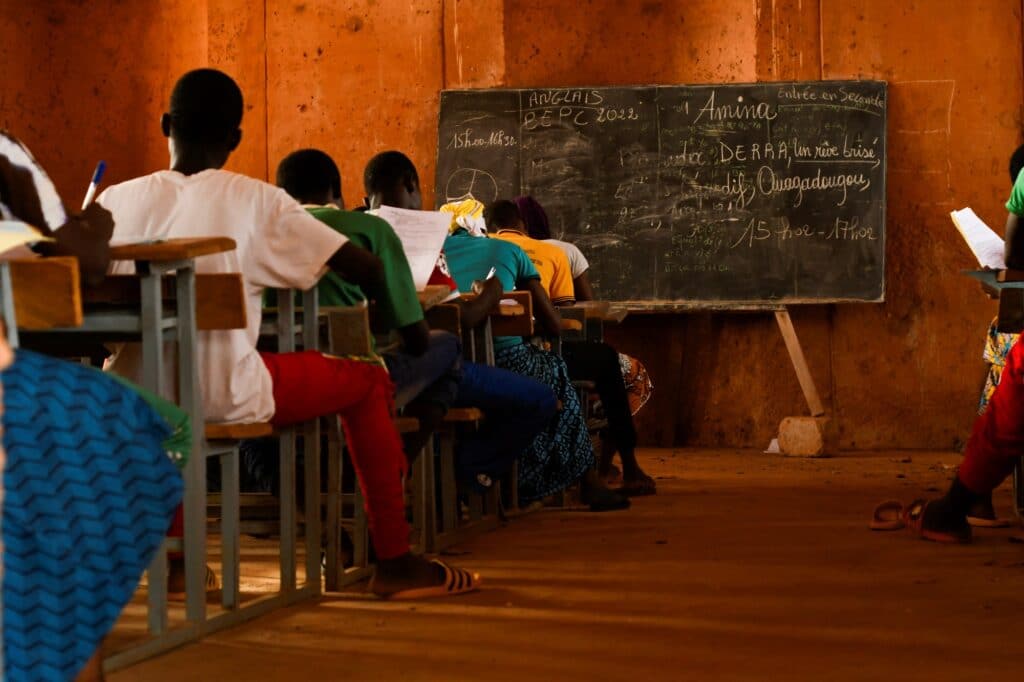 Škola ve vesnici Gando, Burkina Faso