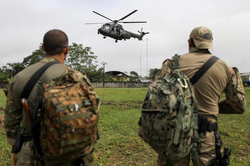 Pátrací akce brazilské armády probíhala i ze vzduchu