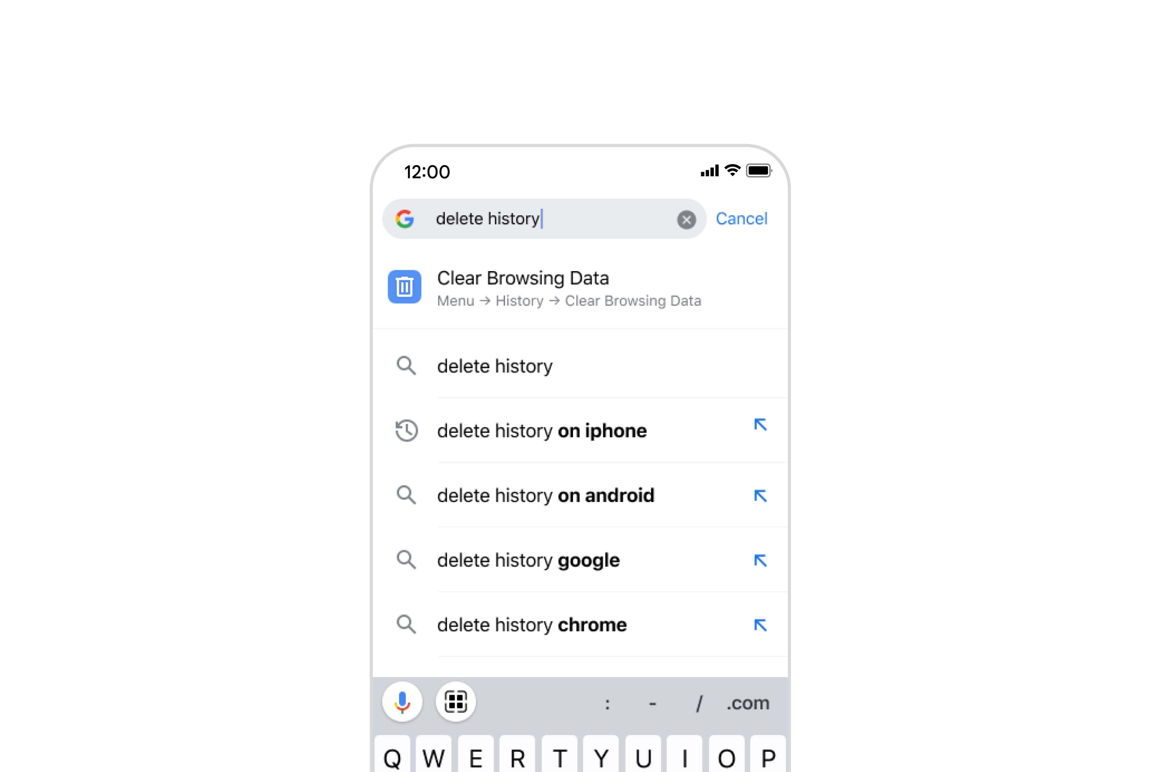 Chrome iOS ochrana