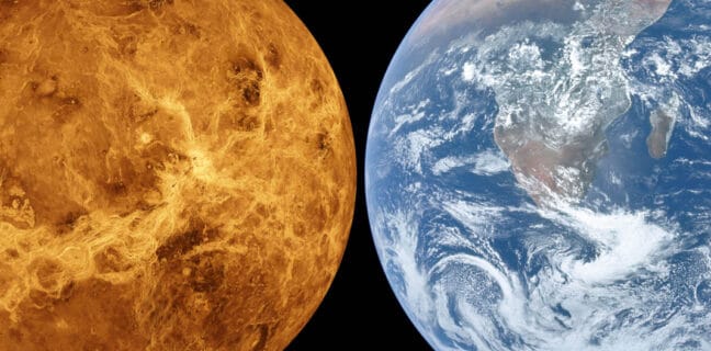 Venuše a Země