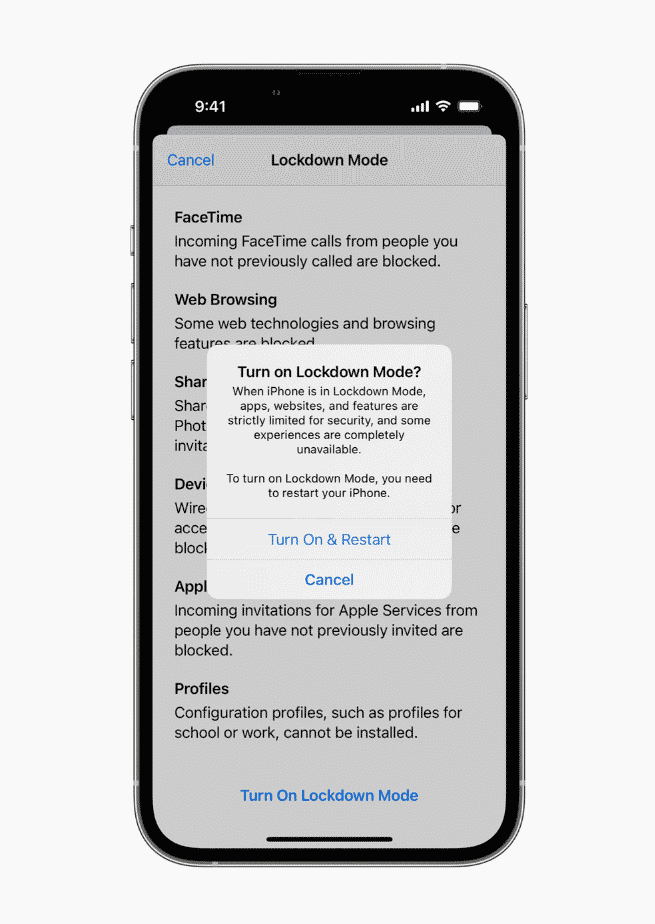 Lockdown mode se na podzim objeví v iPhonech, iPadech a počítačích Mac společnosti Apple