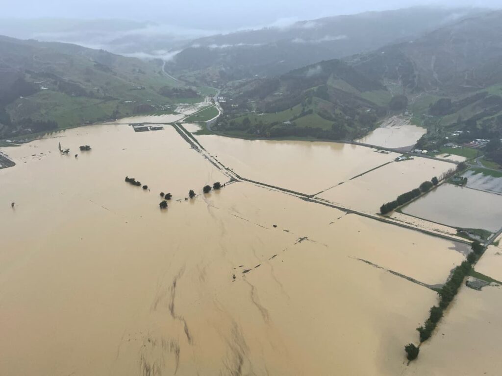 povodně na Novém Zélandu