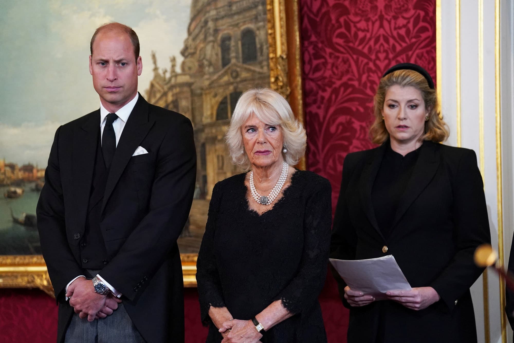 Princ William, Camilla, královna choť, Penny Mordaunt