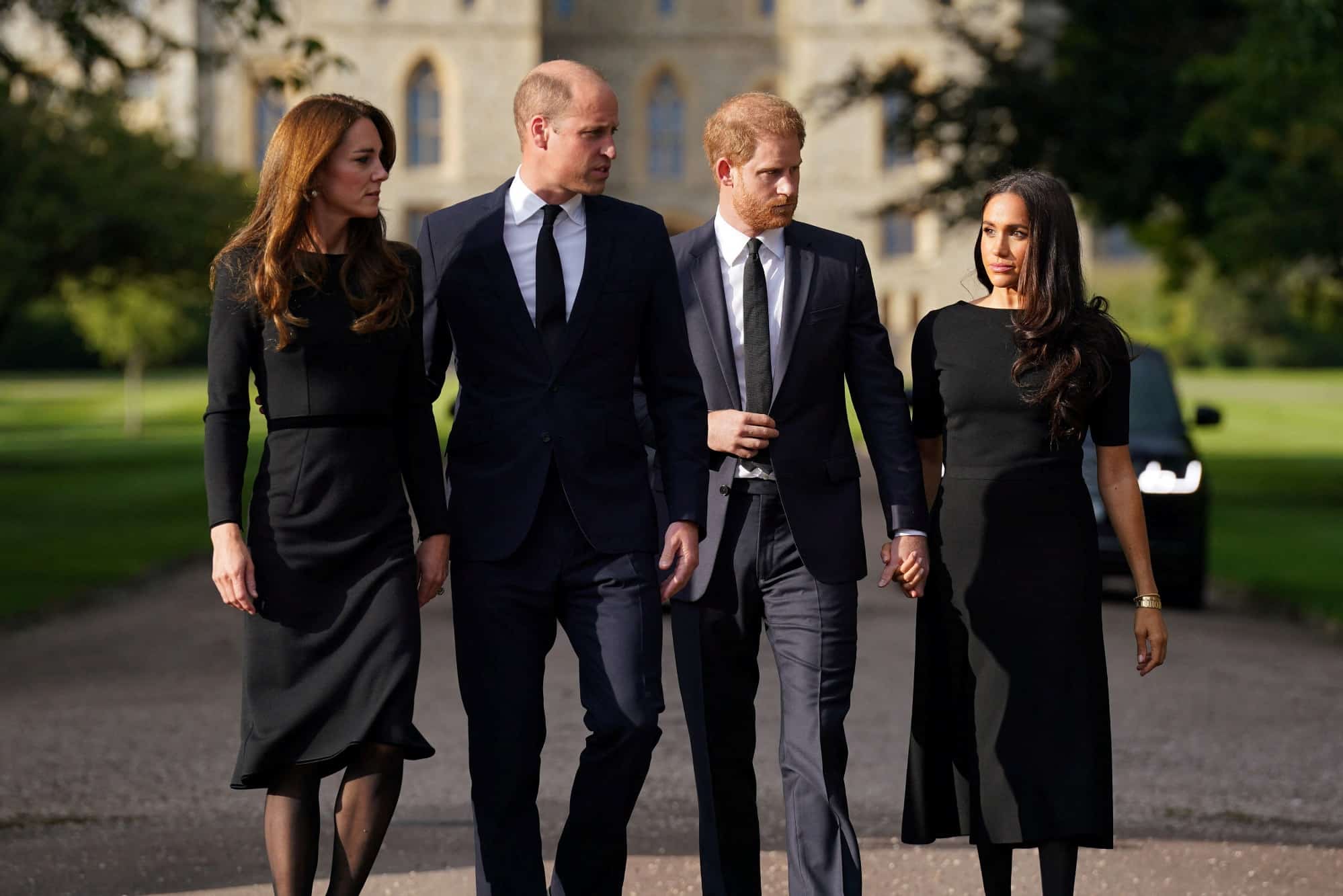 Princ William s vévodkyní Kate a princ Harry s vévodkyní Meghan